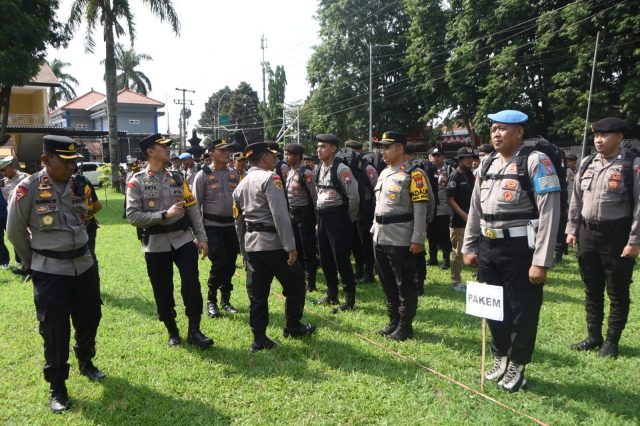 Jelang PIlkada, 540 Personil Polres Bondowoso Disiapkan