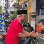 Bawa Makan Siang Gratis, Gus Qowim Sapa Warga Bandar Kidul Kediri