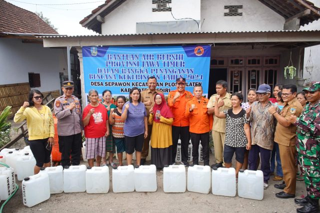 Pemkab Kediri Salurkan 60 Ribu Liter Air Bersih ke Desa Sepawon