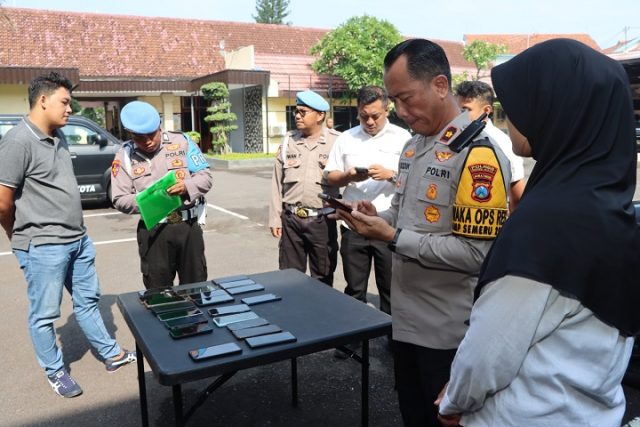 Cegah Judi Online, Ponsel Anggota Polres Kediri Kota Diperiksa Mendadak