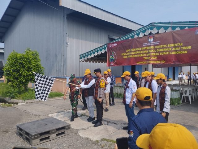 KPU Lamongan Mulai Distribusikan Logistik Pilkada dengan Aman dan Lancar