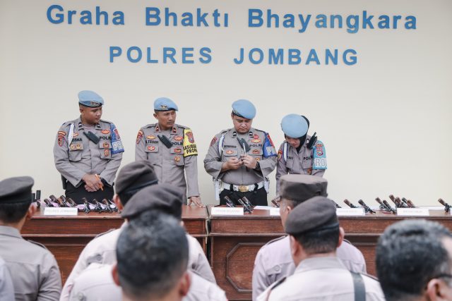 Polres Jombang Lakukan Pemeriksaan 101 Senjata Api untuk Cegah Penyalahgunaan