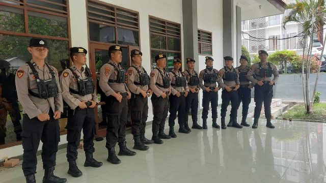 Polres Situbondo,Terjunkan 150 Personel Amankan Rekapitulasi Suara Pilkada