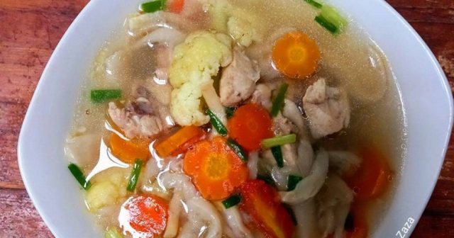 Sup Ayam Jamur, Lauk Berkuah Hangat saat Musim Hujan, Ini Resepnya