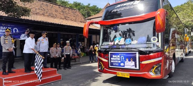 Wujud Pelayanan Kepada Masyarakat, Pemkot dan Dishub Kota Kediri Gelar Program Balik Gratis