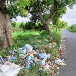 Sampah Dibiarkan Menumpuk di Pinggir Jalan,Pemkab Jombang Belum Terapkan Aturan Perda Sampah