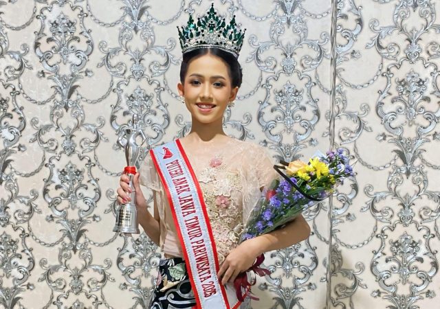 Kim Ivana Putri, Remaja Asal Kediri Raih Puteri Anak Pariwisata Jawa Timur 2025