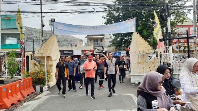 Menyambut HUT Bhayangkara, Polres Situbondo Gelar Olahraga Bersama Forkopimda 