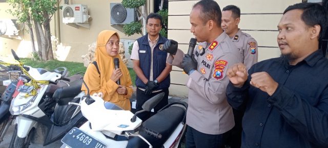 Polres Lamongan, Ungkap Tindak Pidana Pencurian Motor Lintas Kabupaten