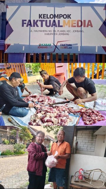 Kolaborasi Sosial Idul Adha, KFM dan Donatur Berbagi Kurban ke Masyarakat Jombang
