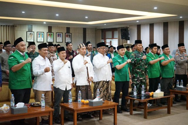 Pelantikan PC GP Ansor Kota Kediri Masa Khitmad 2025-2029, Dihadiri Gus Qowim