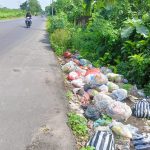 Sampah Menumpuk Lagi di Jalan Raya Bandung Diwek Jombang, Penertiban DLH Gagal Total