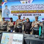 Operasi Patuh Semeru 2025 Polres Kediri Kota Jaring Ribuan Pelanggar Lalin