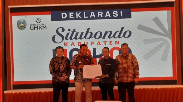 Situbondo Resmi Jadi Kabupaten UMKM, Deklarasi Ditandatangani Bupati dan Wamen Helvi