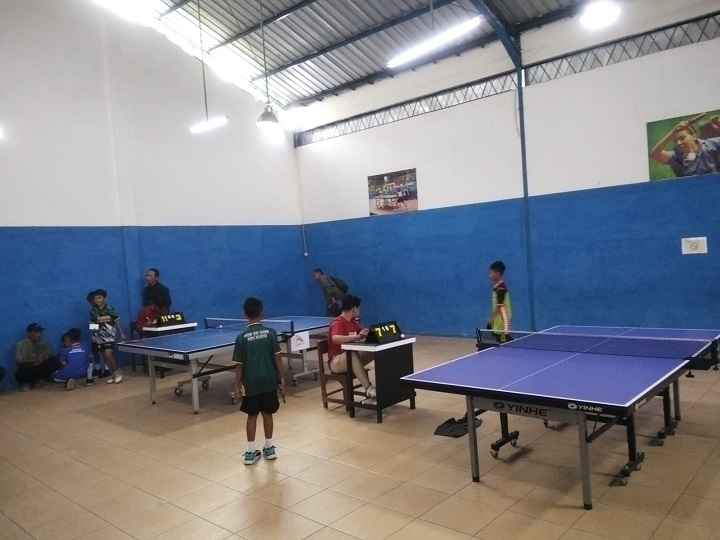 Peserta PoR tenis meja.